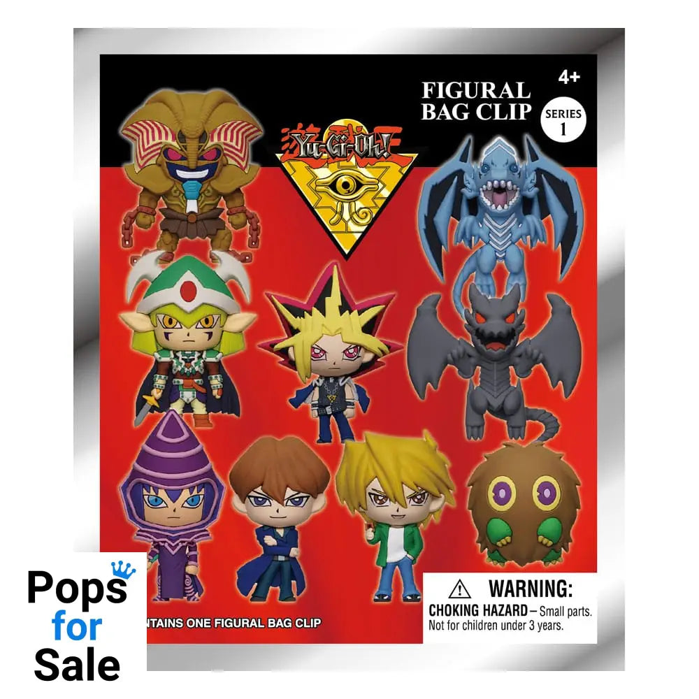 Yu-Gi-Oh 3D PVC Bag Clips Series 1 Display (24)