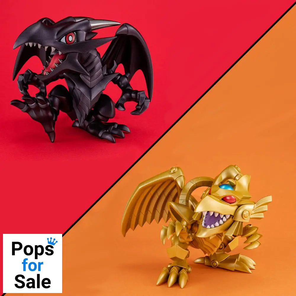 Yu-Gi-Oh! Duel Monsters Megatoon PVC Statue Red Eyes Black Dragon & The Winged Dragon of Ra 13 cm (with gift)
