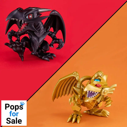Yu-Gi-Oh! Duel Monsters Megatoon PVC Statue Red Eyes Black Dragon & The Winged Dragon of Ra 13 cm (with gift)