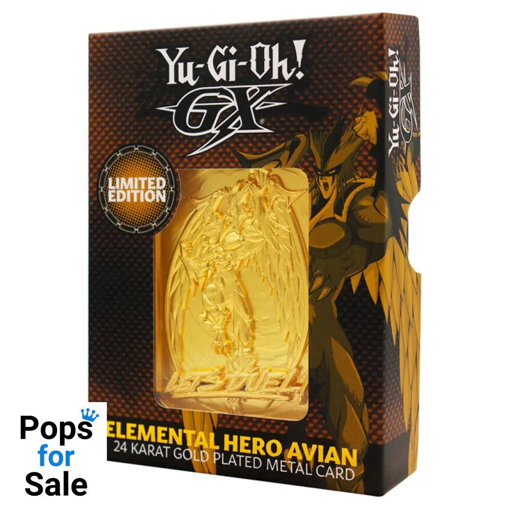 Yu-Gi-Oh! GX Elemental Hero Avian 24K Gold Plated Ingot Ingot
