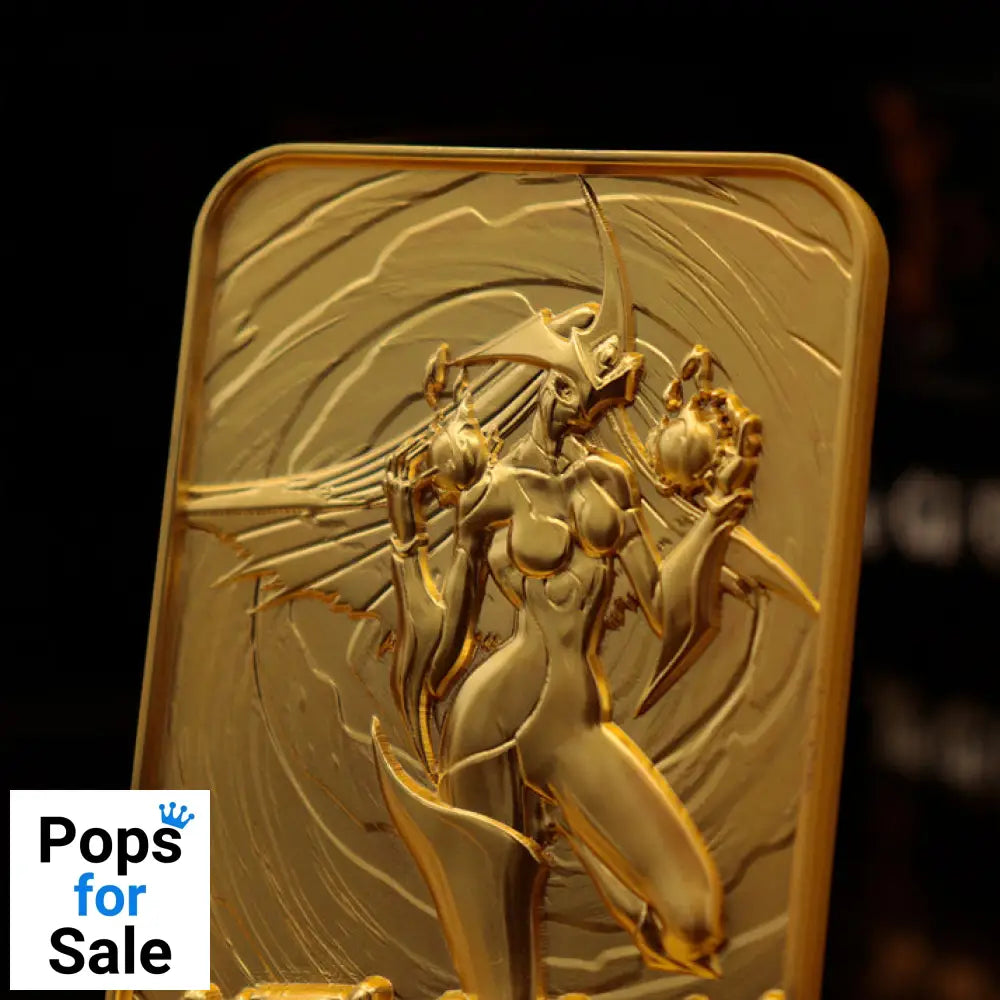 Yu-Gi-Oh! GX Elemental Hero Burstinatrix 24k Gold Plated Ingot Ingot
