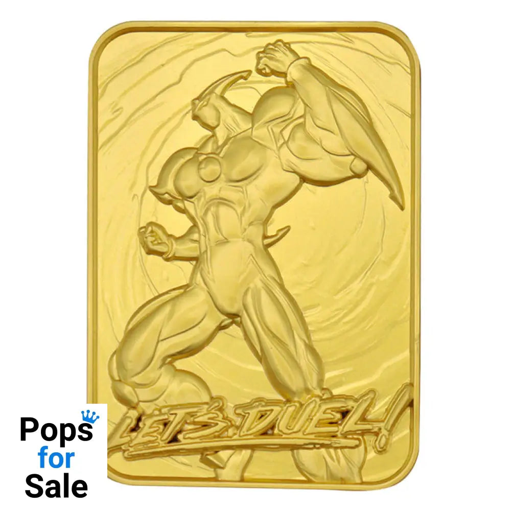 Yu-Gi-Oh! GX Elemental Hero Neos 24k Gold Plated Ingot Ingot