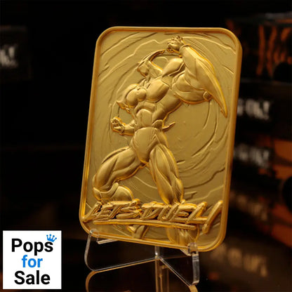 Yu-Gi-Oh! GX Elemental Hero Neos 24k Gold Plated Ingot Ingot