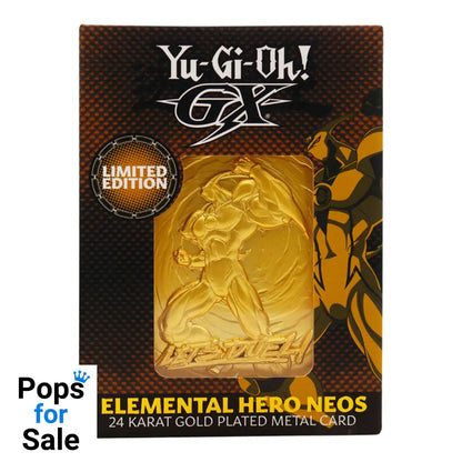 Yu-Gi-Oh! GX Elemental Hero Neos 24k Gold Plated Ingot Ingot