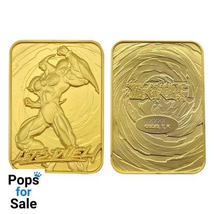 Yu-Gi-Oh! GX Elemental Hero Neos 24k Gold Plated Ingot Ingot