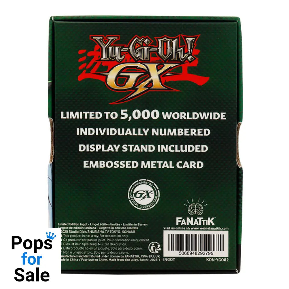 Yu-Gi-Oh! GX Limited Edition Elemental Hero Avian Metal Ingot Ingot
