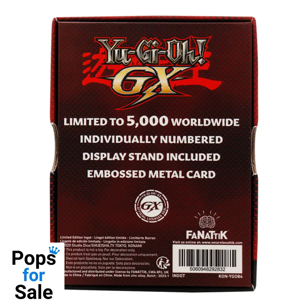 Yu-Gi-Oh! GX Limited Edition Elemental Hero Burstinatrix Ingot Ingot