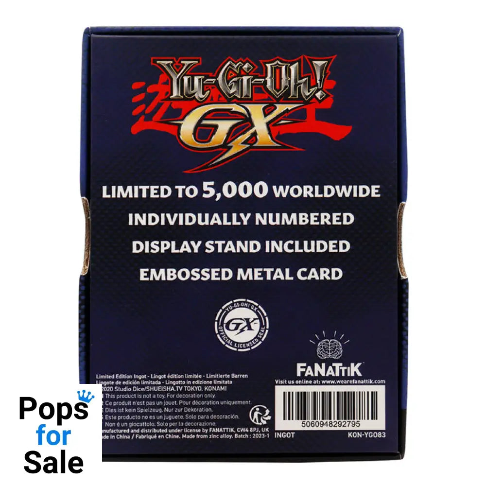 Yu-Gi-Oh! GX Limited Edition Elemental Hero Neos Ingot Ingot