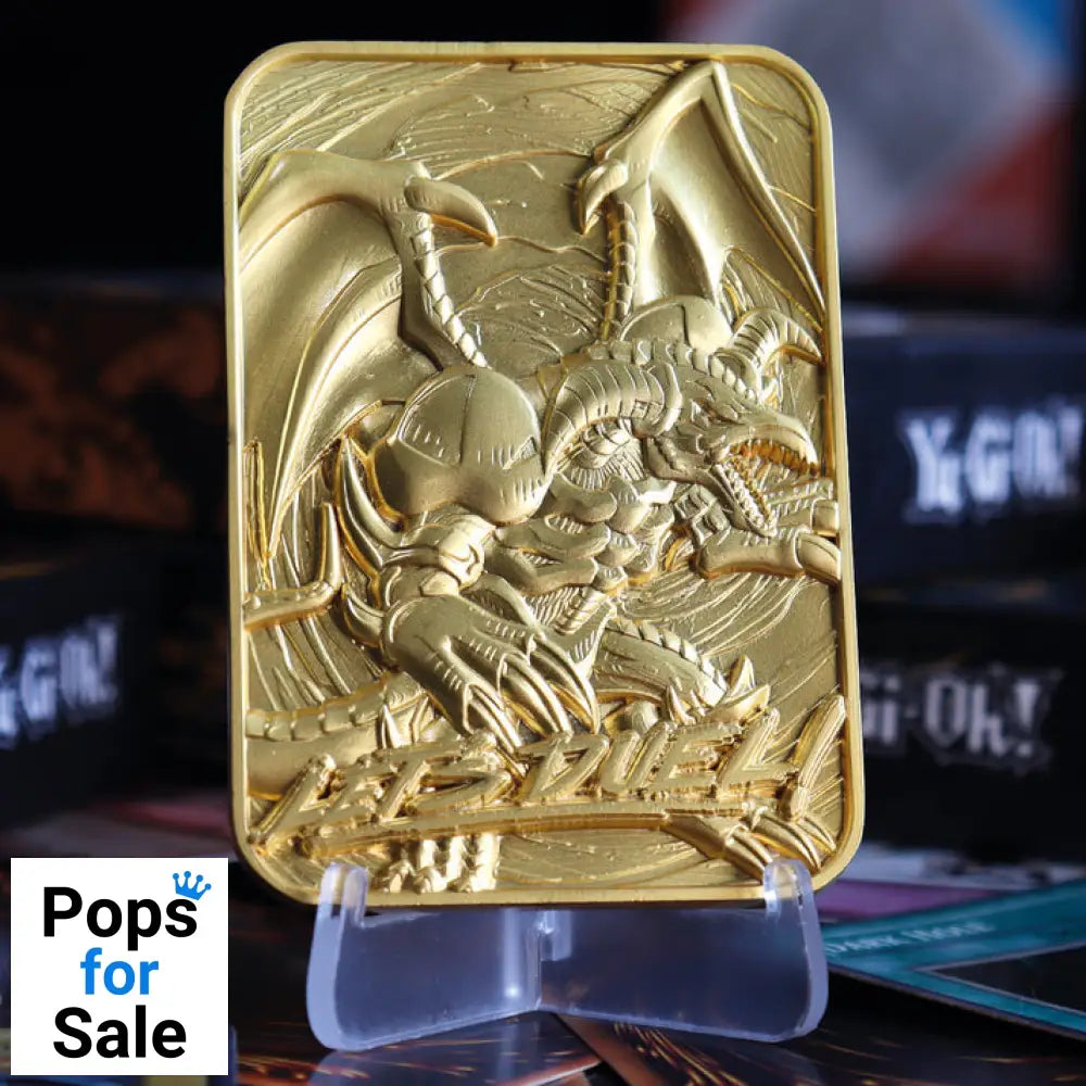 Yu-Gi-Oh! Limited Edition 24k Gold Plated B. Skull Dragon Metal Card Ingot