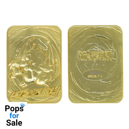 Yu-Gi-Oh! Limited Edition 24k Gold Plated Baby Dragon Metal Card Ingot