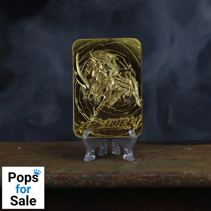 Yu-Gi-Oh! Limited Edition 24k Gold Plated Black Luster Soldier Metal Card Ingot