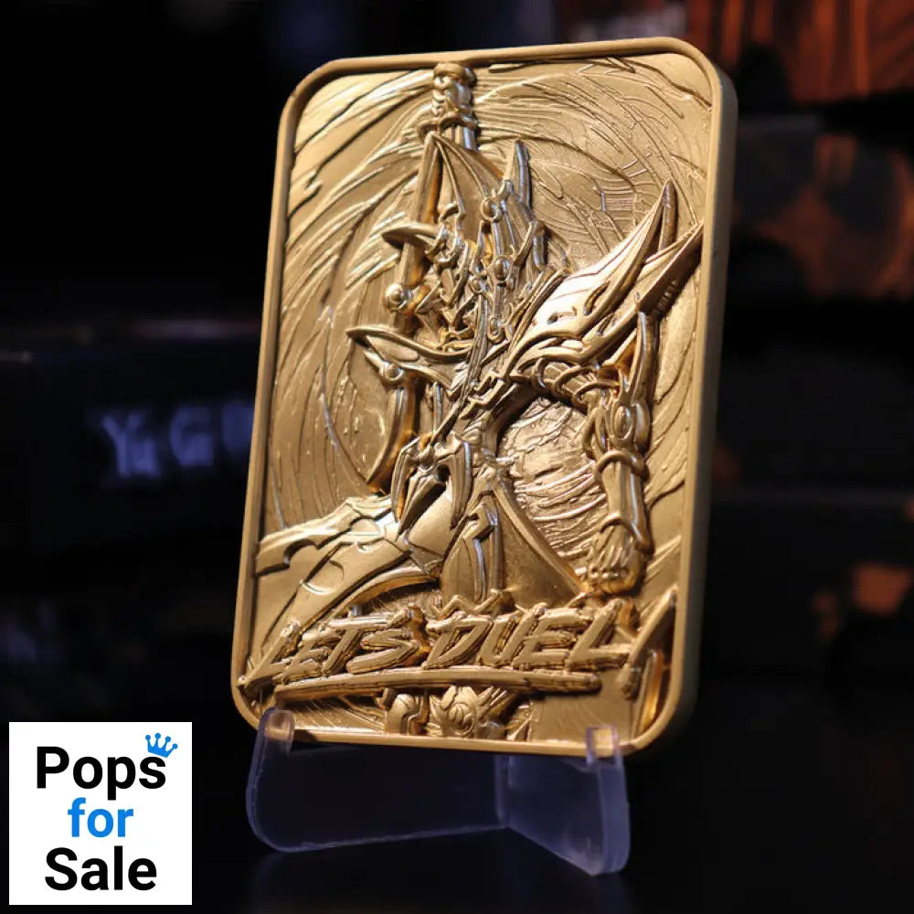 Yu-Gi-Oh! Limited Edition 24k Gold Plated Dark Paladin Metal Card Ingot
