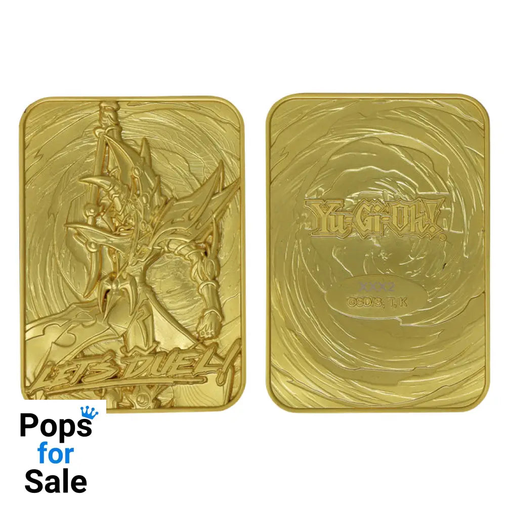 Yu-Gi-Oh! Limited Edition 24k Gold Plated Dark Paladin Metal Card Ingot