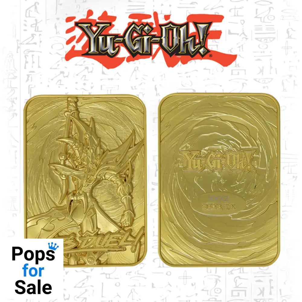 Yu-Gi-Oh! Limited Edition 24k Gold Plated Dark Paladin Metal Card Ingot