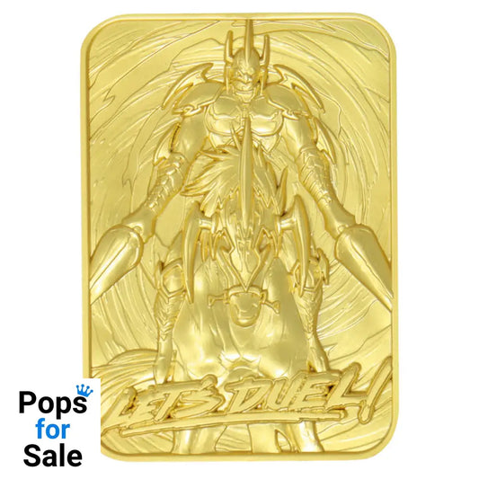 Yu-Gi-Oh! Limited Edition 24k Gold Plated Gaia the Fierce Knight Metal Card Ingot