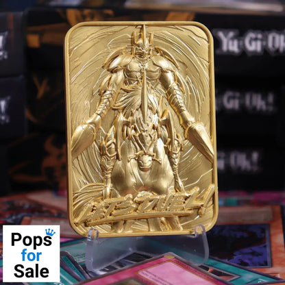 Yu-Gi-Oh! Limited Edition 24k Gold Plated Gaia the Fierce Knight Metal Card Ingot