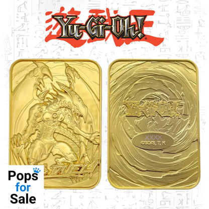 Yu-Gi-Oh! Limited Edition 24k Gold Plated Gandra the Dragon of Destruction Metal Card Ingot
