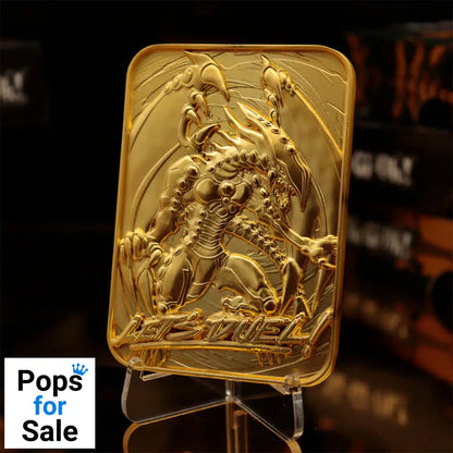 Yu-Gi-Oh! Limited Edition 24k Gold Plated Gandra the Dragon of Destruction Metal Card Ingot