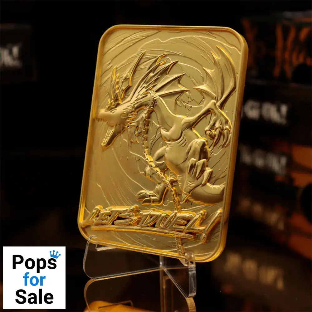 Yu-Gi-Oh! Limited Edition 24k Gold Plated Harpie’s Pet Dragon Metal Card Ingot
