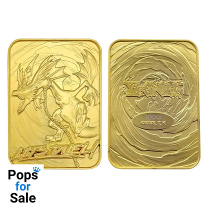 Yu-Gi-Oh! Limited Edition 24k Gold Plated Harpie’s Pet Dragon Metal Card Ingot