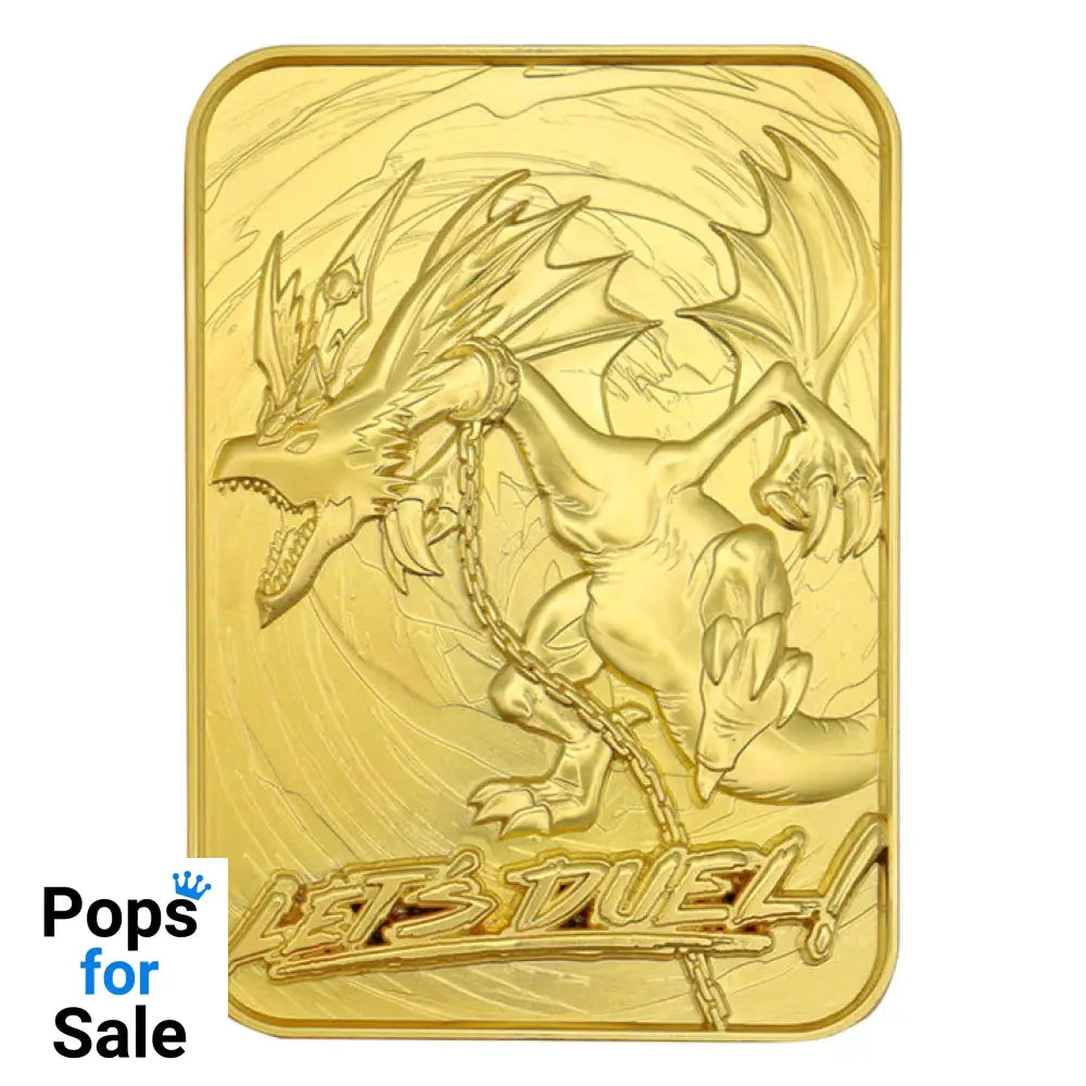 Yu-Gi-Oh! Limited Edition 24k Gold Plated Harpie’s Pet Dragon Metal Card Ingot