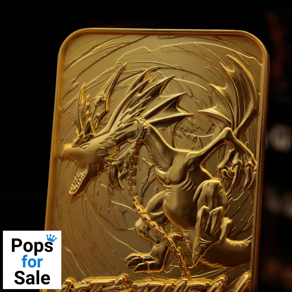 Yu-Gi-Oh! Limited Edition 24k Gold Plated Harpie’s Pet Dragon Metal Card Ingot