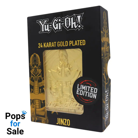 Yu-Gi-Oh! Limited Edition 24k Gold Plated Jinzo Metal Card Ingot