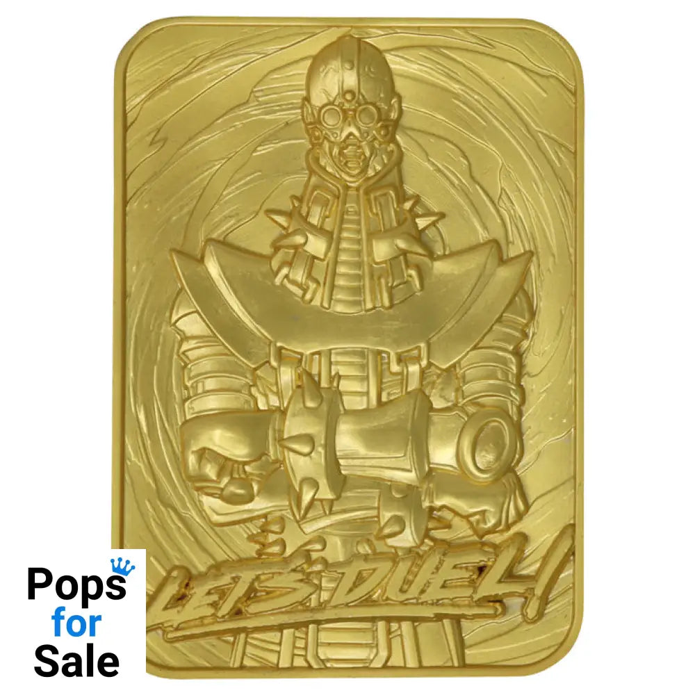 Yu-Gi-Oh! Limited Edition 24k Gold Plated Jinzo Metal Card Ingot