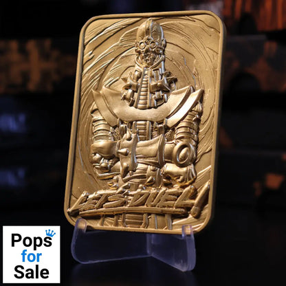 Yu-Gi-Oh! Limited Edition 24k Gold Plated Jinzo Metal Card Ingot
