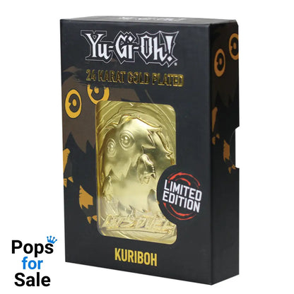 Yu-Gi-Oh! Limited Edition 24k Gold Plated Kuriboh Metal Card Ingot