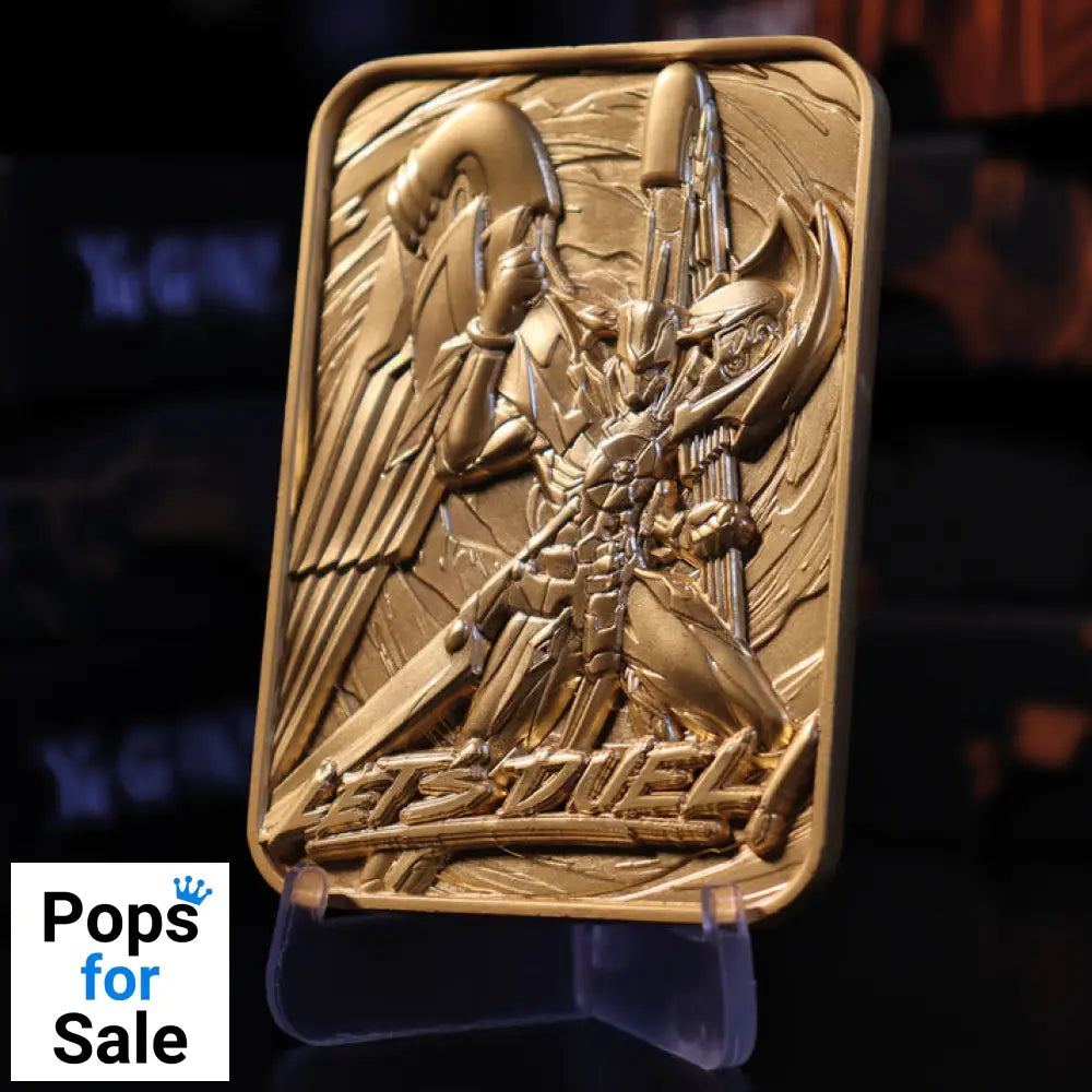 Yu-Gi-Oh! Limited Edition 24k Gold Plated Number 39: Utopia Metal Card Ingot