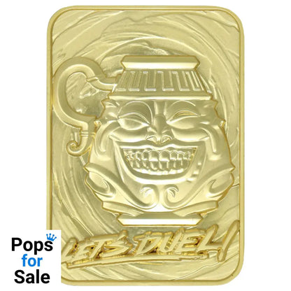 Yu-Gi-Oh! Limited Edition 24k Gold Plated Pot of Greed Metal Card Ingot