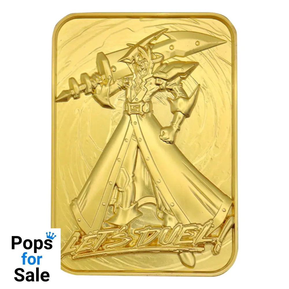 Yu-Gi-Oh! Limited Edition 24k Gold Plated Silent Swordsman Metal Card Ingot