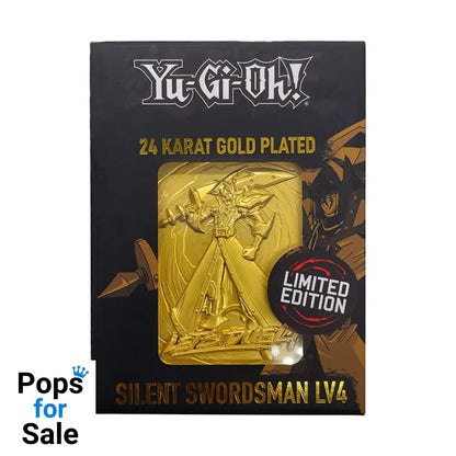 Yu-Gi-Oh! Limited Edition 24k Gold Plated Silent Swordsman Metal Card Ingot