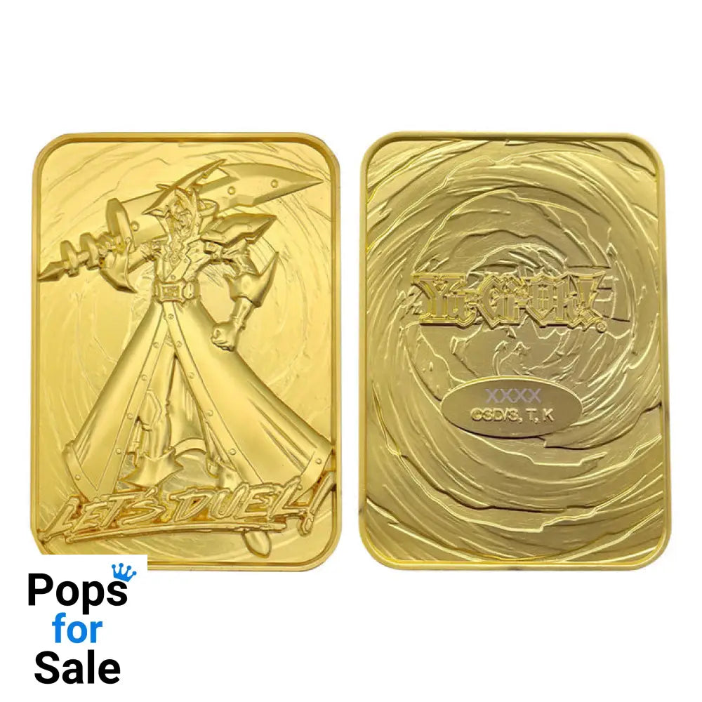 Yu-Gi-Oh! Limited Edition 24k Gold Plated Silent Swordsman Metal Card Ingot