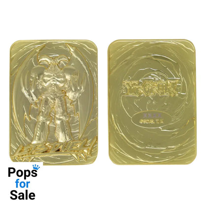 Yu-Gi-Oh! Limited Edition 24k Gold Plated Summoned Skull Metal Card Ingot