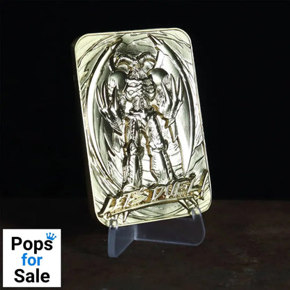 Yu-Gi-Oh! Limited Edition 24k Gold Plated Summoned Skull Metal Card Ingot