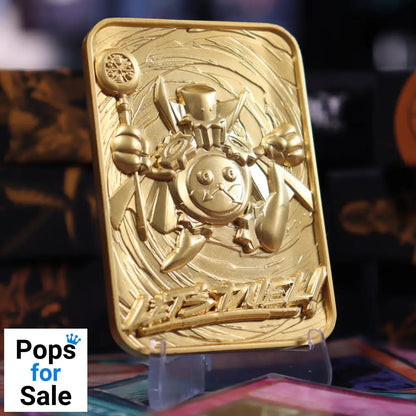 Yu-Gi-Oh! Limited Edition 24k Gold Plated Time Wizard Metal Card Ingot