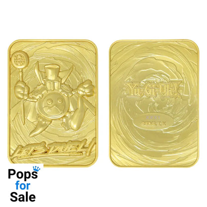 Yu-Gi-Oh! Limited Edition 24k Gold Plated Time Wizard Metal Card Ingot