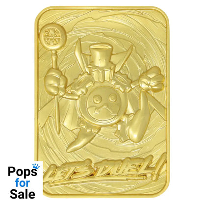 Yu-Gi-Oh! Limited Edition 24k Gold Plated Time Wizard Metal Card Ingot