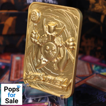 Yu-Gi-Oh! Limited Edition 24k Gold Plated Time Wizard Metal Card Ingot