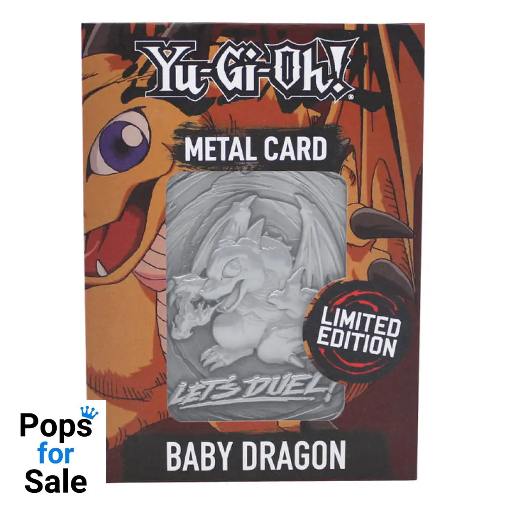 Yu-Gi-Oh! Limited Edition Baby Dragon Metal Card Ingot