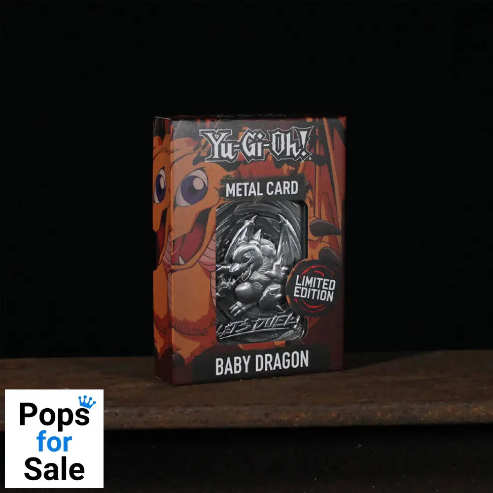 Yu-Gi-Oh! Limited Edition Baby Dragon Metal Card Ingot