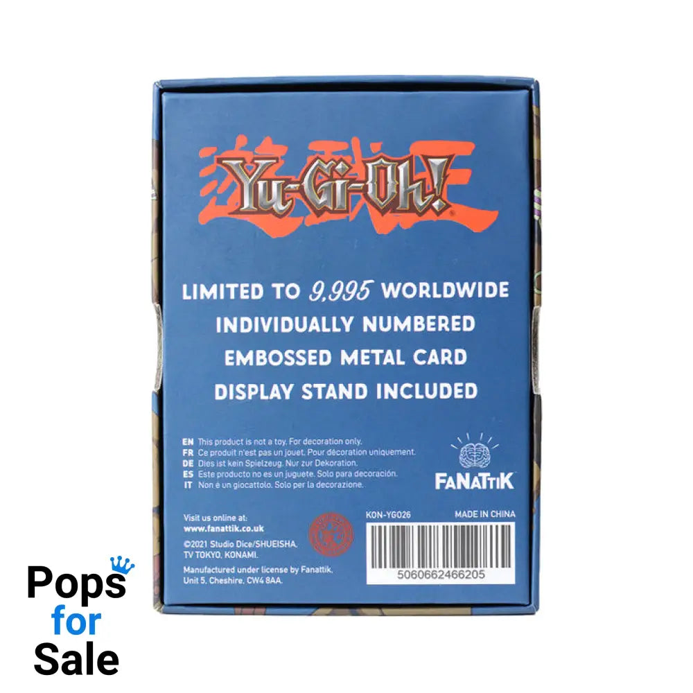Yu-Gi-Oh! Limited Edition Exodia the Forbidden One Metal Card Ingot