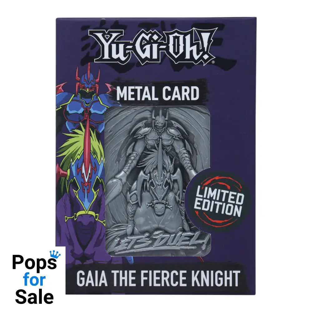 Yu-Gi-Oh! Limited Edition Gaia The Fierce Knight Metal Card Ingot