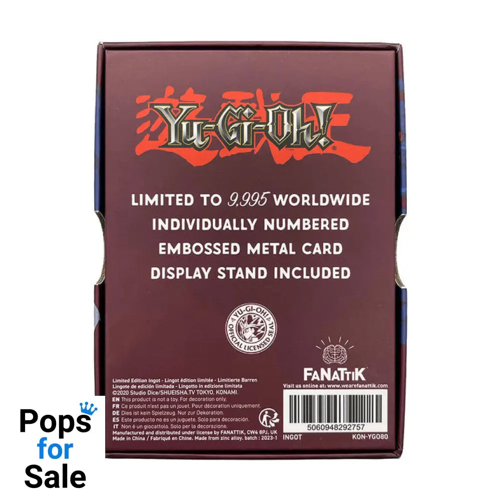 Yu-Gi-Oh! Limited Edition Gandora the Dragon Destruction Ingot Ingot