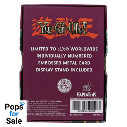 Yu-Gi-Oh! Limited Edition Jinzo Metal Card Ingot