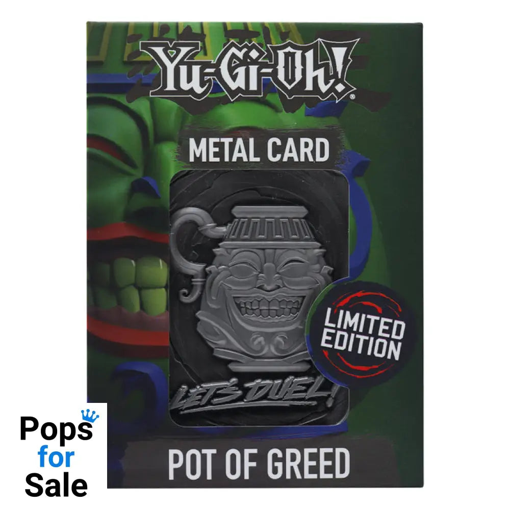 Yu-Gi-Oh! Limited Edition Pot of Greed Metal Card Ingot