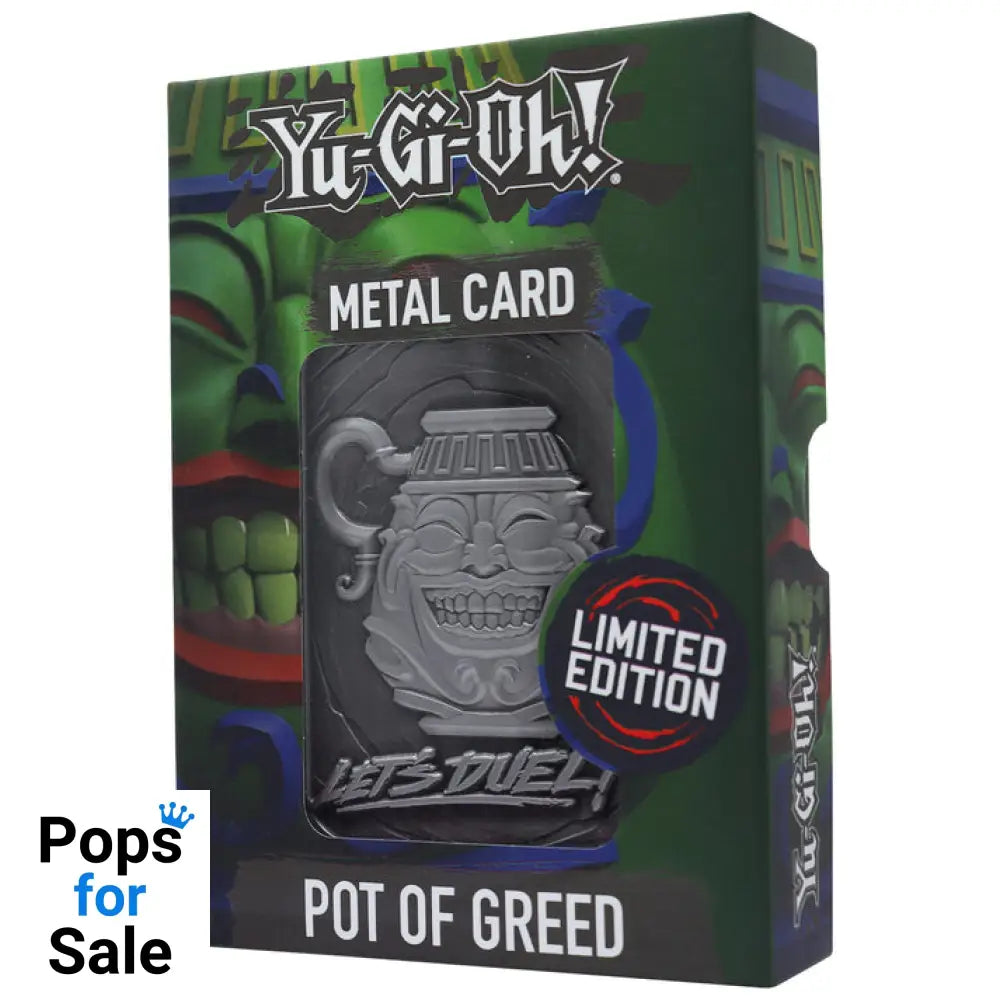 Yu-Gi-Oh! Limited Edition Pot of Greed Metal Card Ingot