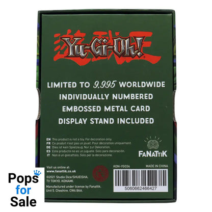 Yu-Gi-Oh! Limited Edition Pot of Greed Metal Card Ingot